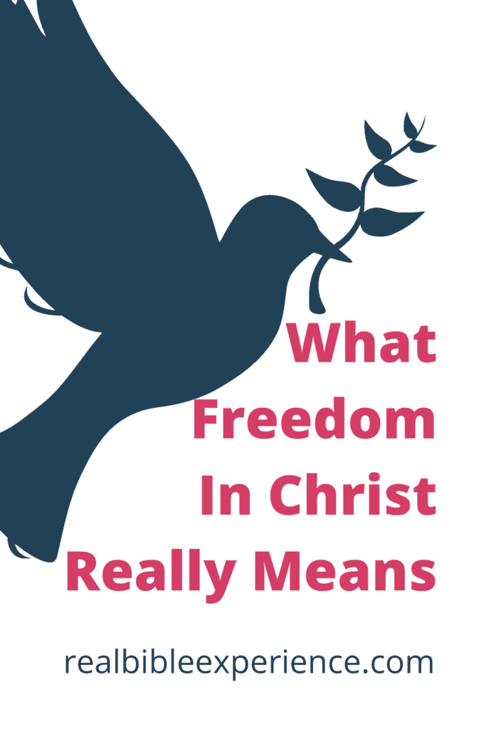 Pinterest Pin: Freedom in Christ